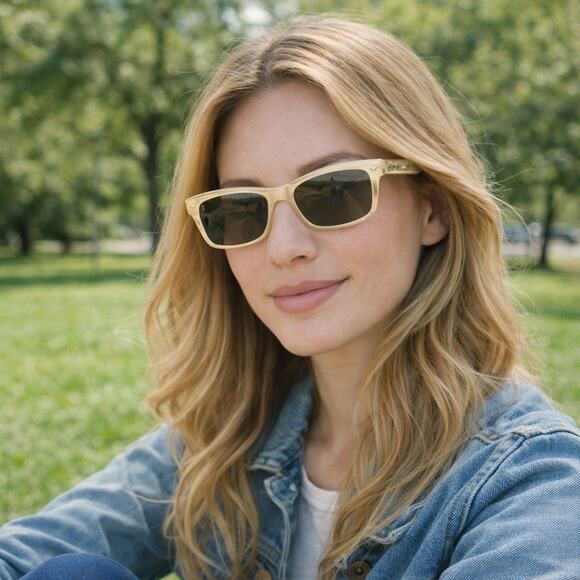 Michael Kors MK2087U Stowe Sunglasses Gold Beige Transparent 54-17-140 354087 main image 8